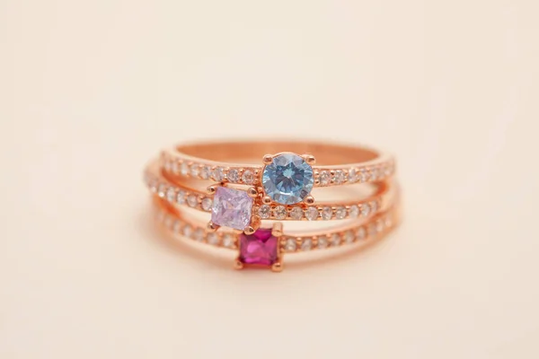 Still Life Jewelry Image Online Sale Diamond Ring Photo Can — Stockfoto