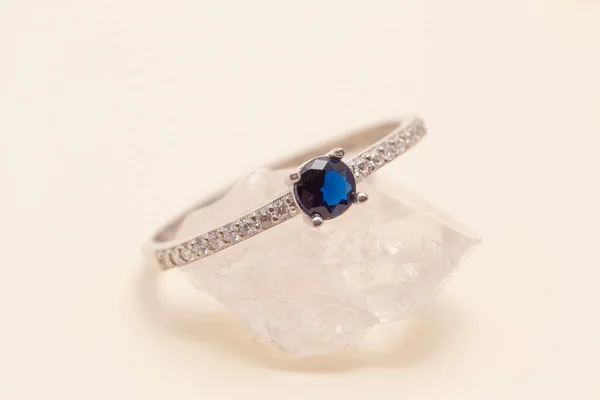 Still Life Jewelry Image Online Sale Diamond Ring Photo Can — ストック写真