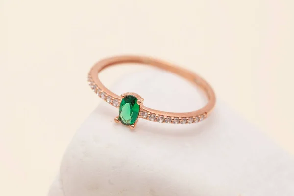 Still Life Jewelry Image Online Sale Diamond Ring Photo Can — Stock Fotó