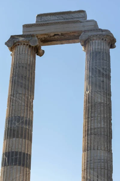 Didyma Aydin Turquia 2592022 Detalhes Cidade Antiga Apolo — Fotografia de Stock