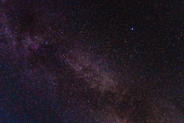 Natthimmel Full Stjärnor Mjölkaktig Väg Galax — Stockfoto