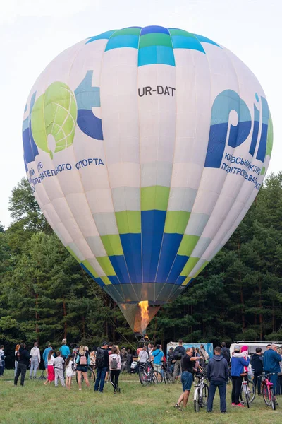 Belaya Tserkov Ukraine August 2020 Ein Ballon Mit Touristen Einem — Stockfoto