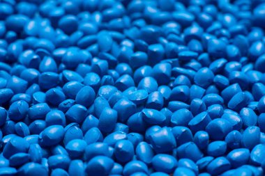 Granüllerde mavi polimer boya, arkaplan dokusu.