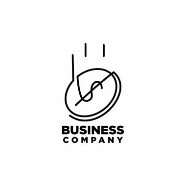 dijital para logosu tasarım vektörü, finansal sağlık logosu tasarımı, finans danışma logosu tasarımı, teknoloji şirketi logosu