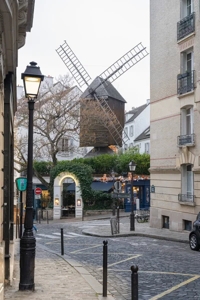 Paris France 2021 Quartier Montmartre Restaurant Moulin Galette — Photo
