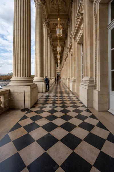 Hôtel Marine Vue Paris Depuis Péristyle Loggia — Photo