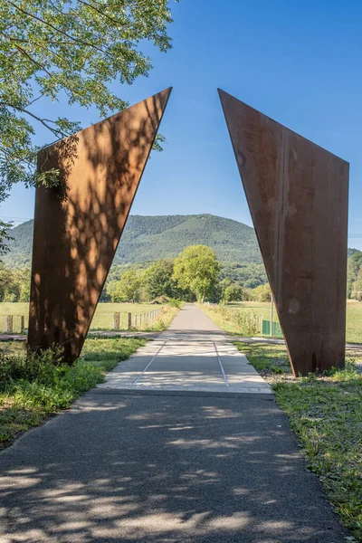 Camino Las Carreras Vista Puerta Vía Verde — Foto de Stock