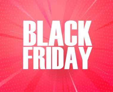 Tasarım Kara Cuma günü 29 Kasım Soyut Vektör İndirimi Pembe arka planlı illüstrasyon