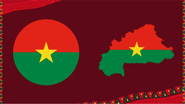 Can Cameroon 2021 Burkina Faso Map Flag Group African Cup — Stockvektor