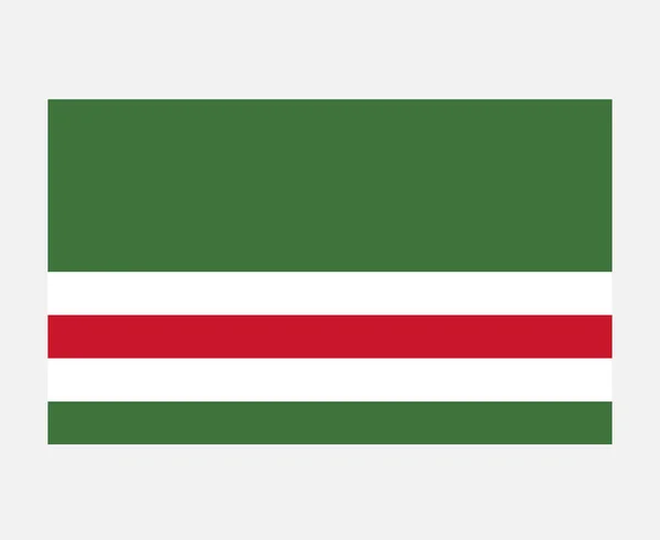 チェチェン共和国国旗国家ヨーロッパエンブレムシンボルアイコンベクトルイラストアブストラクトデザイン要素 — ストックベクタ