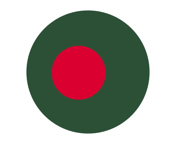 バングラデシュ国旗アジアエンブレムアイコンベクトルイラストアブストラクトデザイン要素 — ストックベクタ