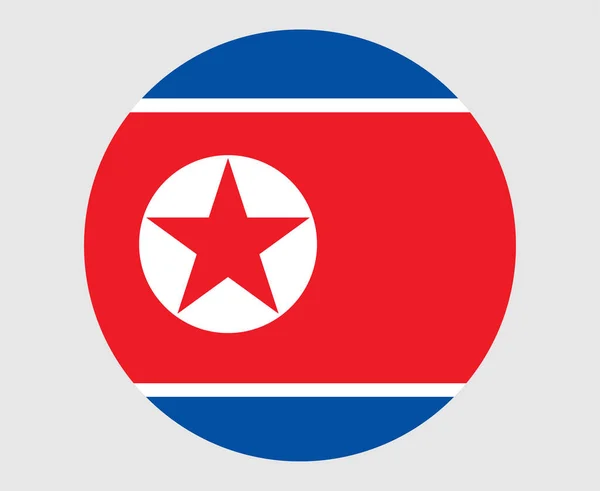 朝鲜国旗国家亚洲标志图标矢量图解摘要设计元素 — 图库矢量图片