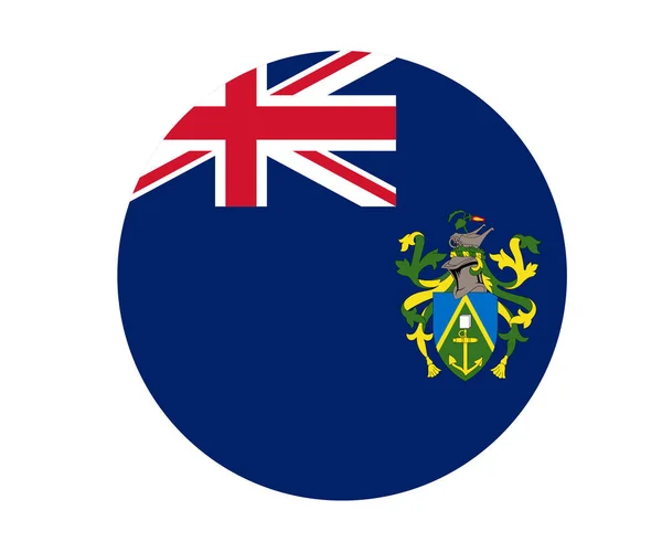 Pitcairn Islands Flaga Narodowa Oceania Godło Ikona Wektor Ilustracja Abstrakcyjny — Wektor stockowy