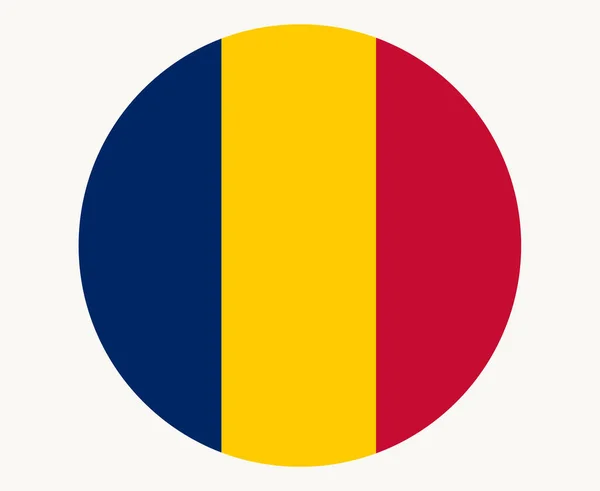 Chad Flag National Africa Emblem Icon Vector Illustration Abstract Design — стоковий вектор