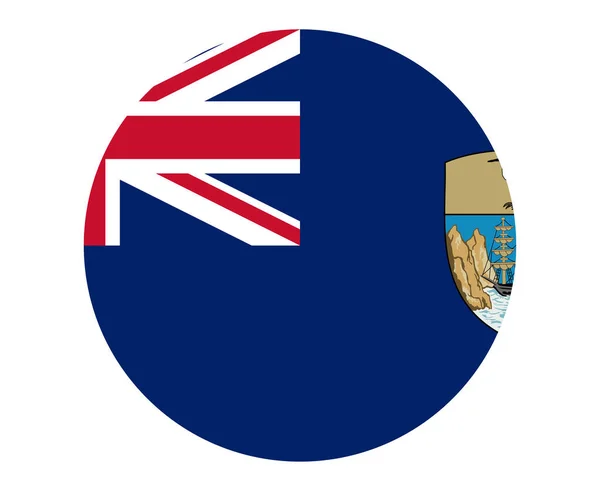 Flaga Saint Helena Narodowa Afryka Godło Ikona Wektor Ilustracja Abstrakcyjny — Wektor stockowy