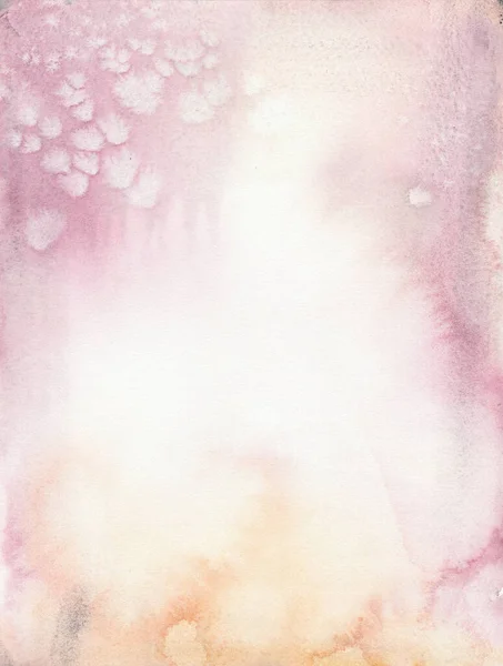 Pastelowy eteryczny akwarela abstrakcyjny wzór. Rumień różowy delikatny kobiecy tło tekstury — Zdjęcie stockowe