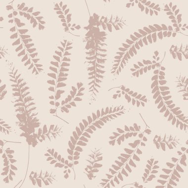 Pudra pembesi Adiantum, bakir kıllı eğreltiotu deseni, Venüs kıllı eğreltiotu zarif dokusu. Vektör illüstrasyonu