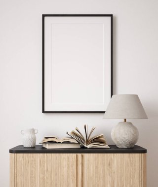 Çiftlik evinin iç tarafındaki çerçeve 3D.