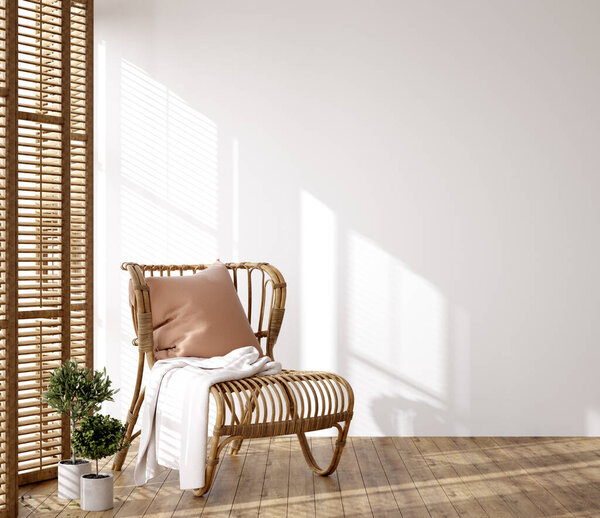 Уютный интерьер жилой комнаты, 3d рендеринг