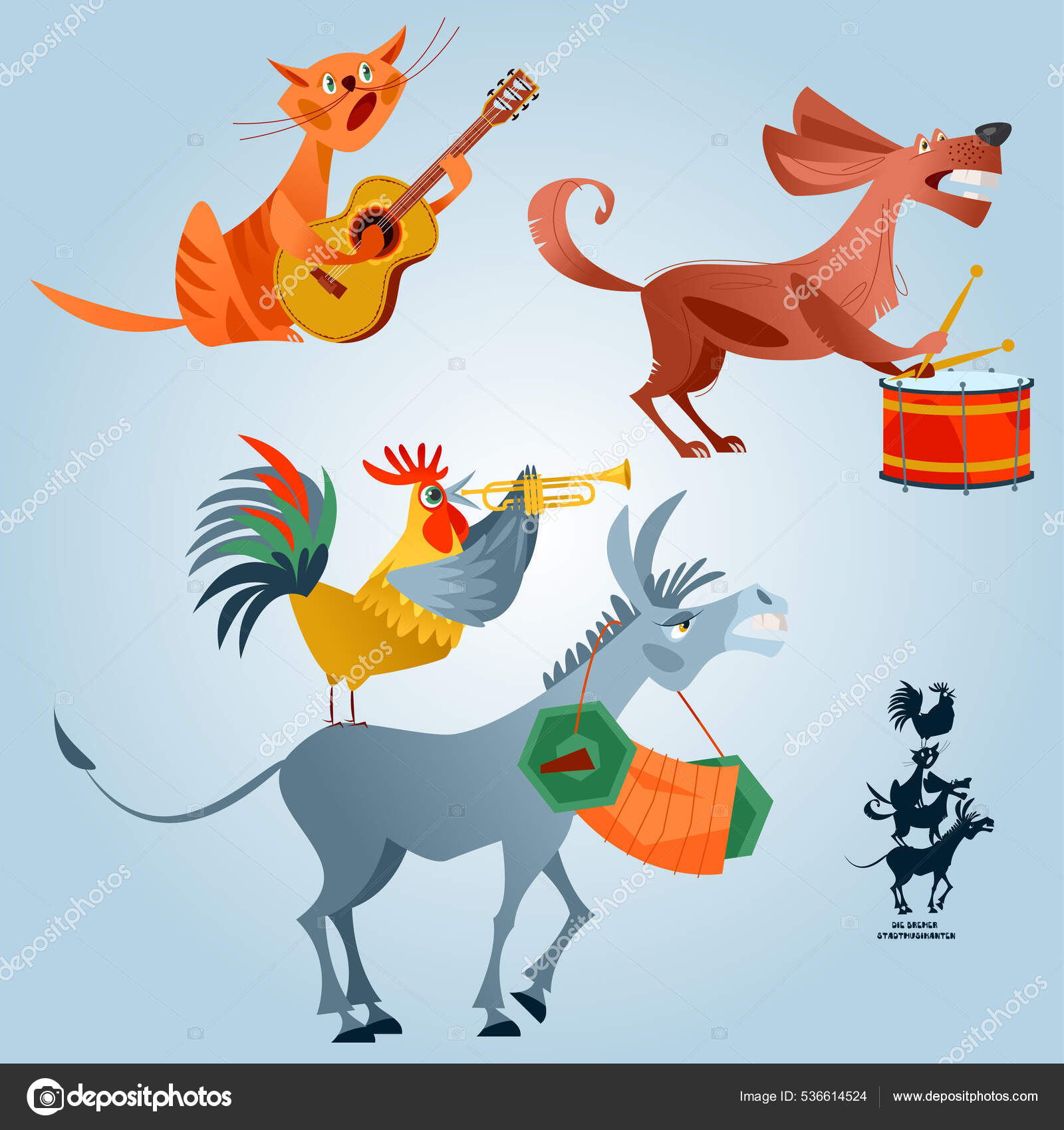 Animals Play Various Musical Instruments Rooster Pipe Dog Drum Cat Stock Vector Image by ©NGvozdeva #536614524 Animals Play Various Musical Instruments Rooster Pipe Dog Drum Cat Stock Vector Image by ©NGvozdeva #536614524