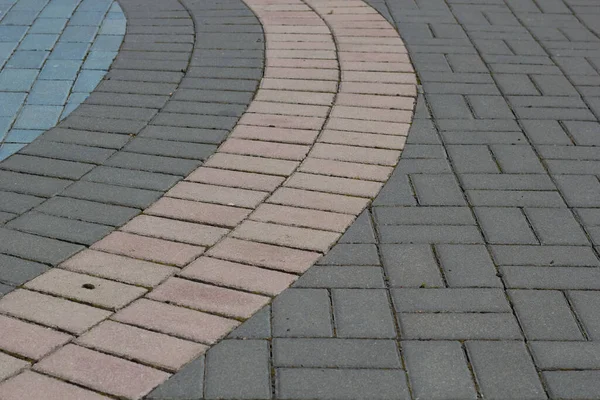 Kaldırım dokusu. Kaldırım çoktan döşenmiş..