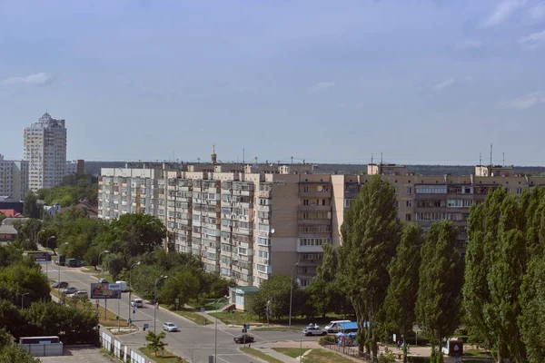 ブロヴァリの風景 ウクライナ 街のパノラマ — ストック写真