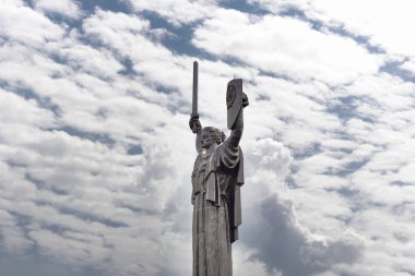 Mother Motherland statue in Kyiv, Ukraine. Ukrainian monument. 