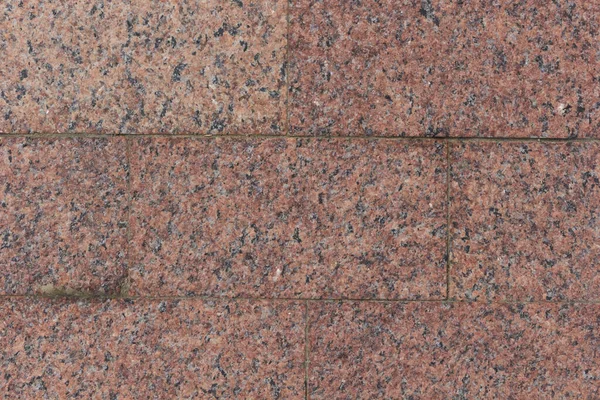 Brown Red Granite Pavement Pavement Texture Background — Stockfoto