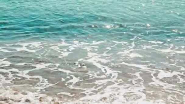 Tyrkysová voda pocit klidu idylické krajiny — Stock video