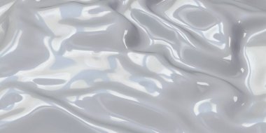 beyaz plastik kırışıklık silikon sayfa kırışıklık arka plan çentikleri kauçuk sayfa üç boyutlu illüstrasyon