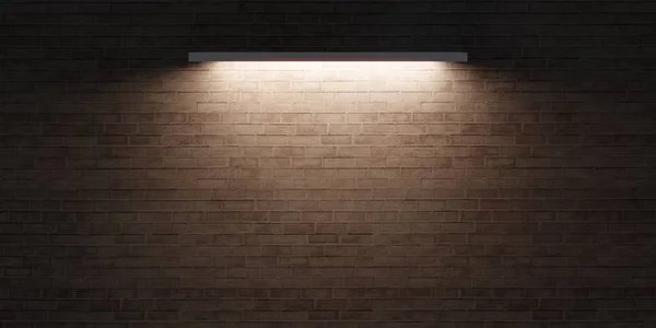 Pared Ladrillo Linterna Luz Superficie Una Pared Cemento Blanco Viejo —  Fotos de Stock