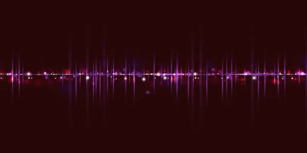 Эквалайзер Звуковой Волны Импульсный Абстрактный Фон Иллюстрация — стоковое фото