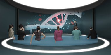 Metaverse Sınıfı Çevrimiçi Okul VR Kamerası Sanal Dünya 'da Sanal Sanal Sanal Sanal Sanal Sanal Sanal Sanal Sanal Sanal Resimlerde Görseldir