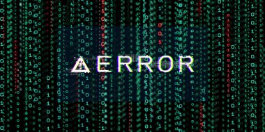 ERROR ikili kod bilgisayar virüsü ikili veri bilgisayarı dijital ikili bilgi ekranı teknolojisi 3d illüstrasyonunu hackliyor