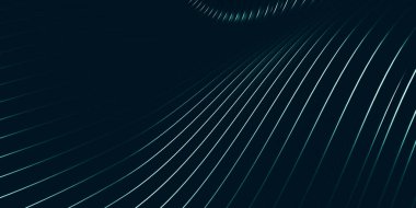 Paralel çizgiler eğriler biçimsiz şekiller plastik tüp yüzey modern üç boyutlu illüstrasyon