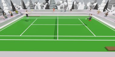 Metaverse Sports Racing Avatars Racing Games Tannis Social Networks Party Events 3D Illustrations