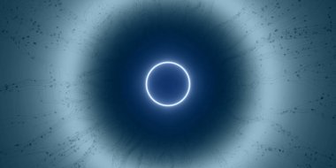 yüksek teknoloji daire teknolojisi arka plan modern ışık borusu ışık dairesi arka plan 3D illüstrasyon