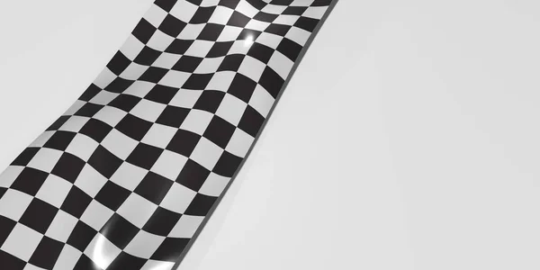 grid background chess checkered flag finish line victory 3d rendering