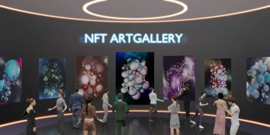 Metaverse Avatar Bacakları NFTProje 3 boyutlu Çizimler üzerine NFT Sanat Galerisi