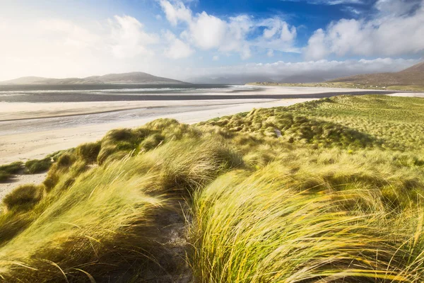 Luskentyre strand Harris szigetén, Hebrdes külvárosában. — Stock Fotó