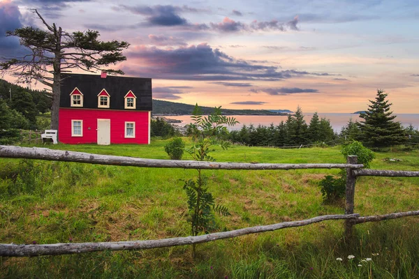 Vakantiehuisje, Tors Cove, Newfoundland, Canada — Stockfoto
