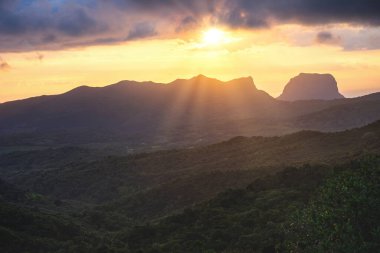 Mauritius, Afrika 'daki Kara Nehir Vadisi Ulusal Parkı. 