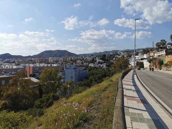 Άποψη Των Δρόμων Της Cala Del Moral Στην Ισπανία — Φωτογραφία Αρχείου