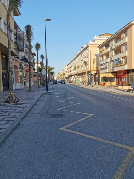 Cala Del Moral Ισπανία Απριλίου 2021 Άποψη Των Δρόμων Της — Φωτογραφία Αρχείου