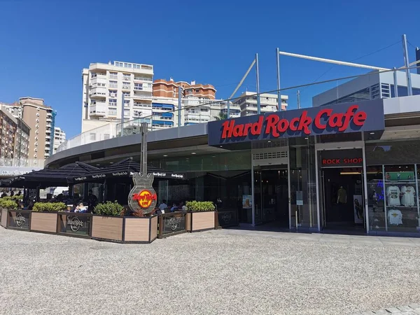 Vista Hard Rock Cafe Málaga — Fotografia de Stock
