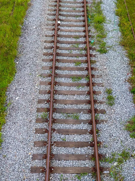 Railway Line Countryside Train Journey — Zdjęcie stockowe