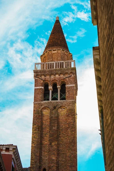 View Church Bell Buildings Venice Italy — Stockfoto