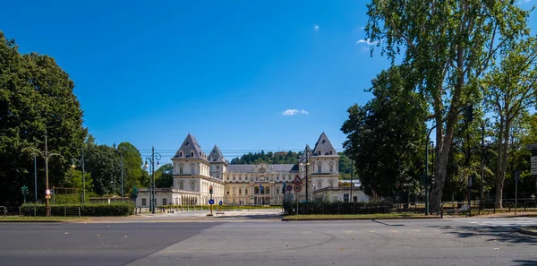 Palácio Valentino Antiga Residência Real Casa Saboia Atualmente Sede Faculdade — Fotografia de Stock