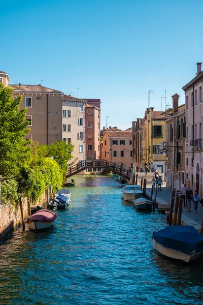 Venice Italy August 2021 Scenic View Venice Empty Canals Daylight — Stock Photo, Image