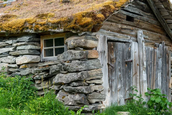 Geiranger Norway 2020 June Old Stone Cottage Homlongfarm Mountain Norway — Stock Photo, Image